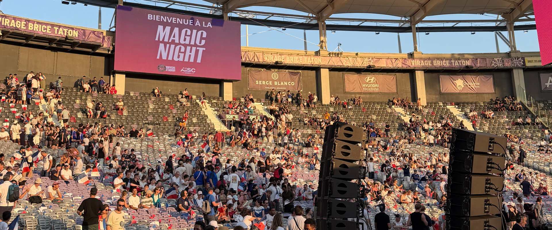 Alternative text - Soirée au Stadium de Toulouse