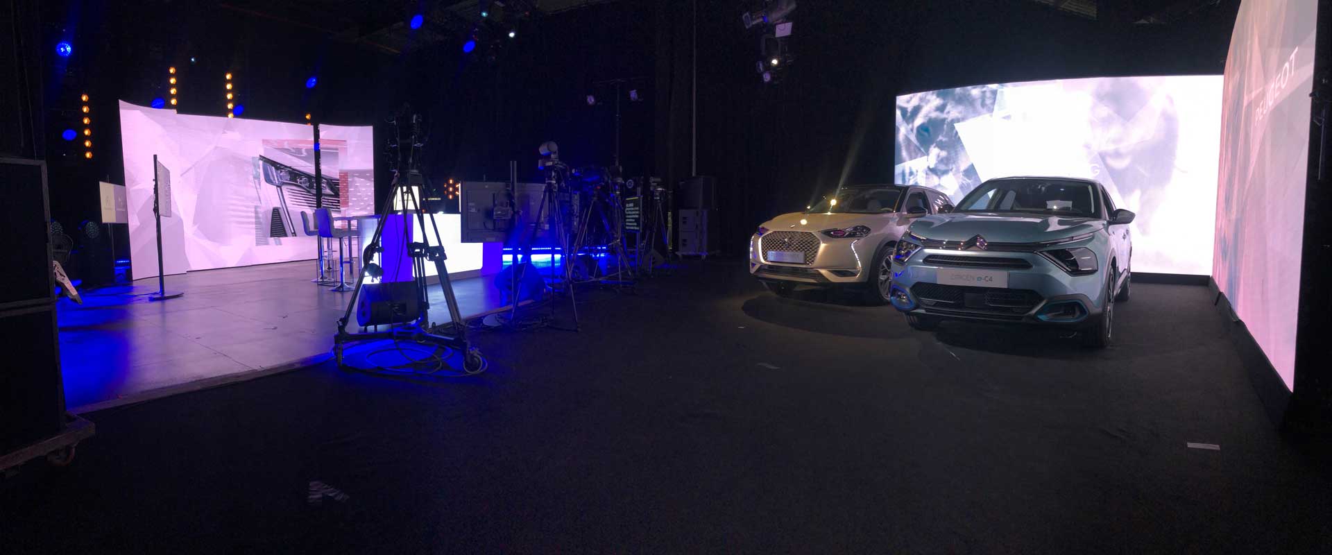 Alternative text - Live Peugeot sur le Plateau du Studio B de NOVELTY avec Hopscotch