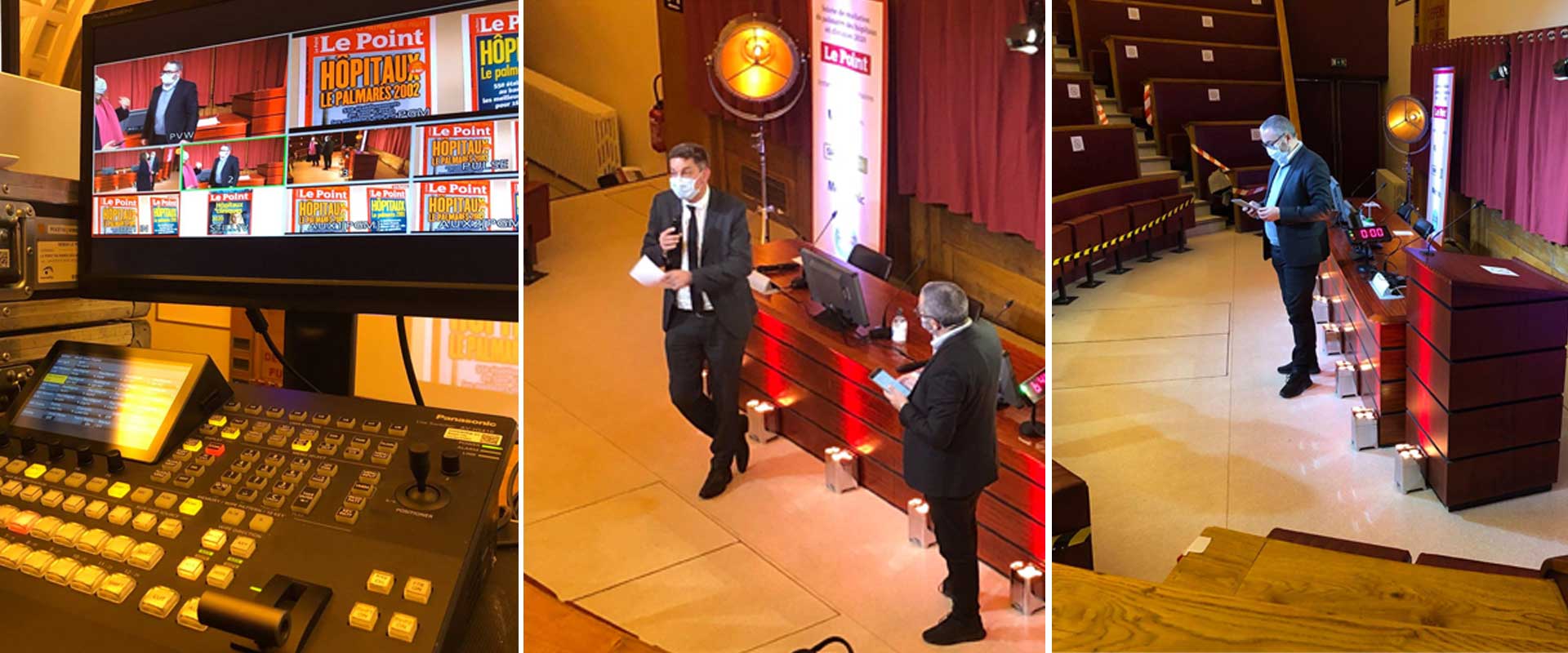 Alternative text - Novelty était aux côtés de Le Point pour la révélation du palmarès des Hôpitaux