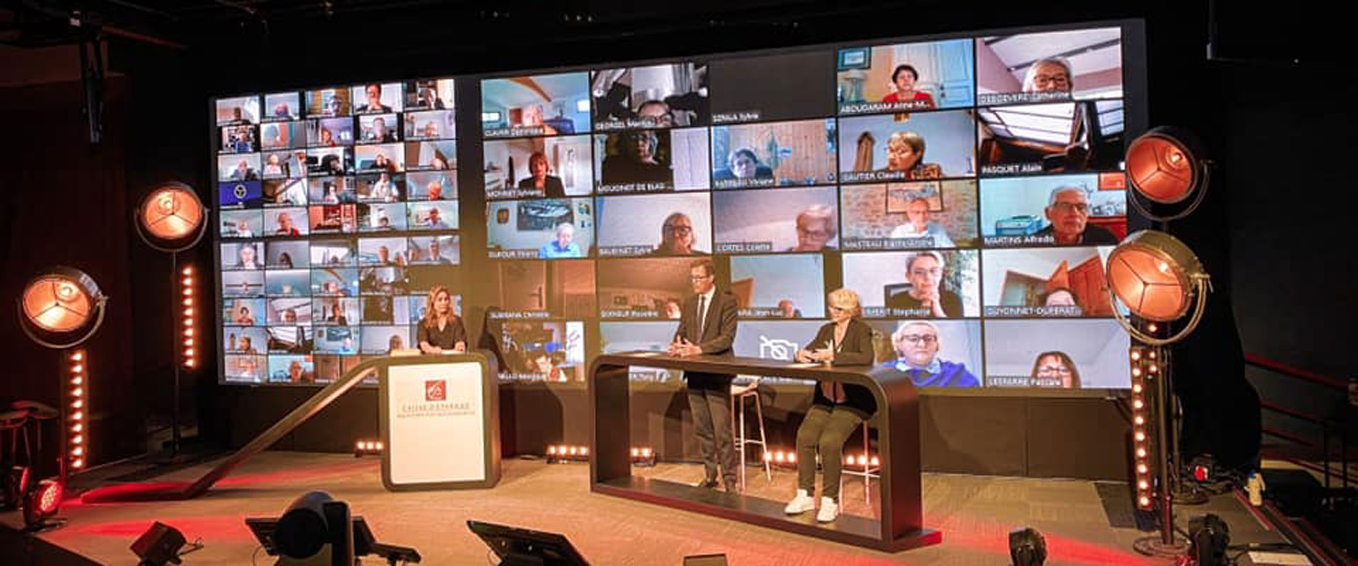 Alternative text - Séminaire d'accueil Caisse d'Epargne avec Novelty Bordeaux