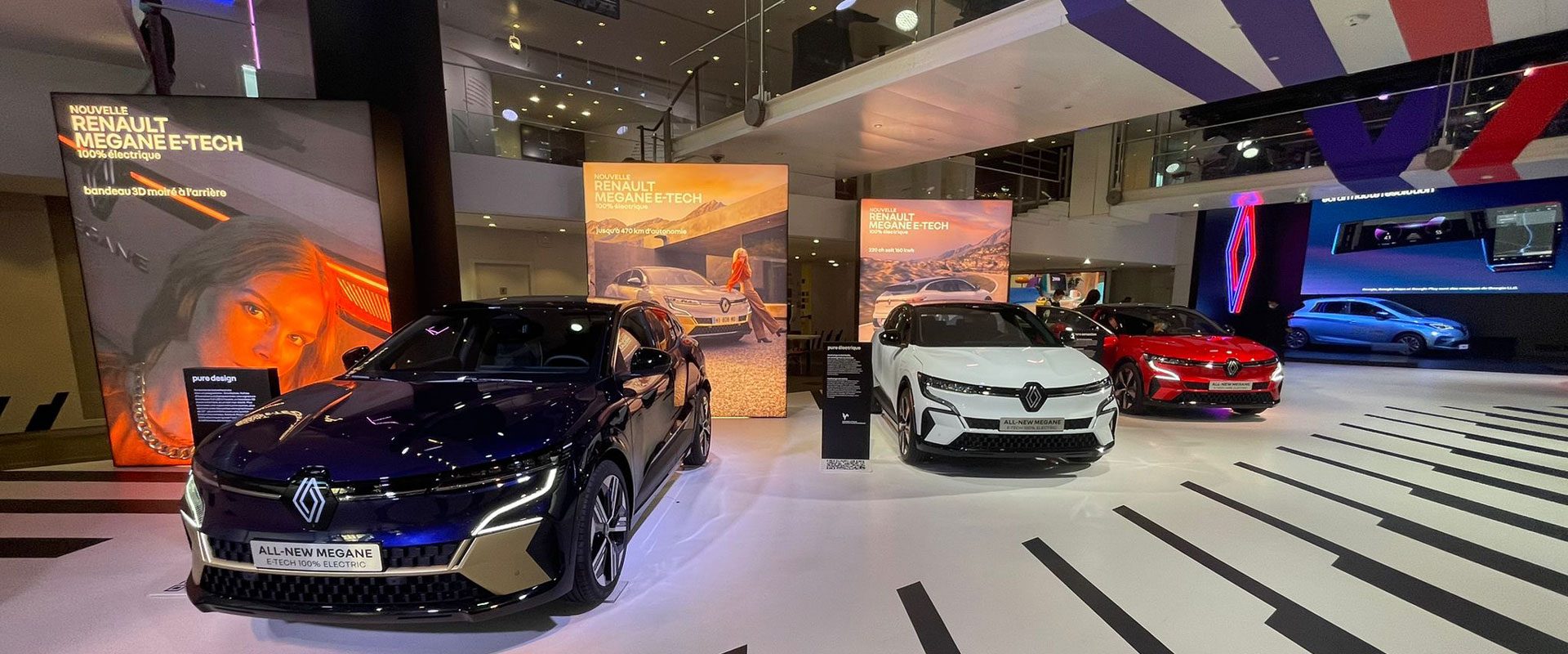 Alternative text - Ouverture de l’exposition E-MEGANE à l’Atelier Renault