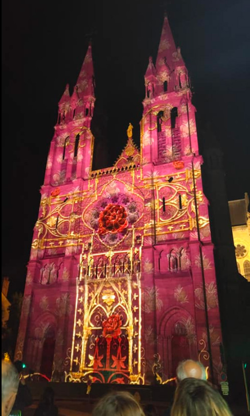 Alternative text - 6 édifices emblématiques de Moulins s'habillent de lumière avec NOVELTY