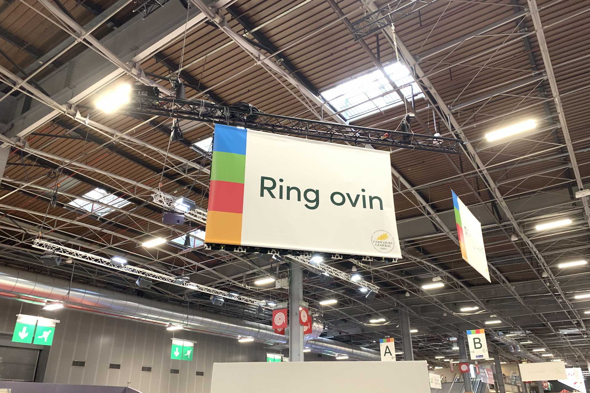 Alternative text - Novelty à la technique des rings du Salon de l’agriculture