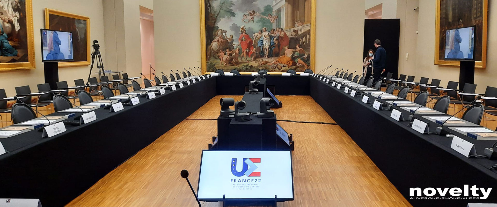 Alternative text - Réunion informelle des ministres européens de la santé à Grenoble avec Novelty AURA