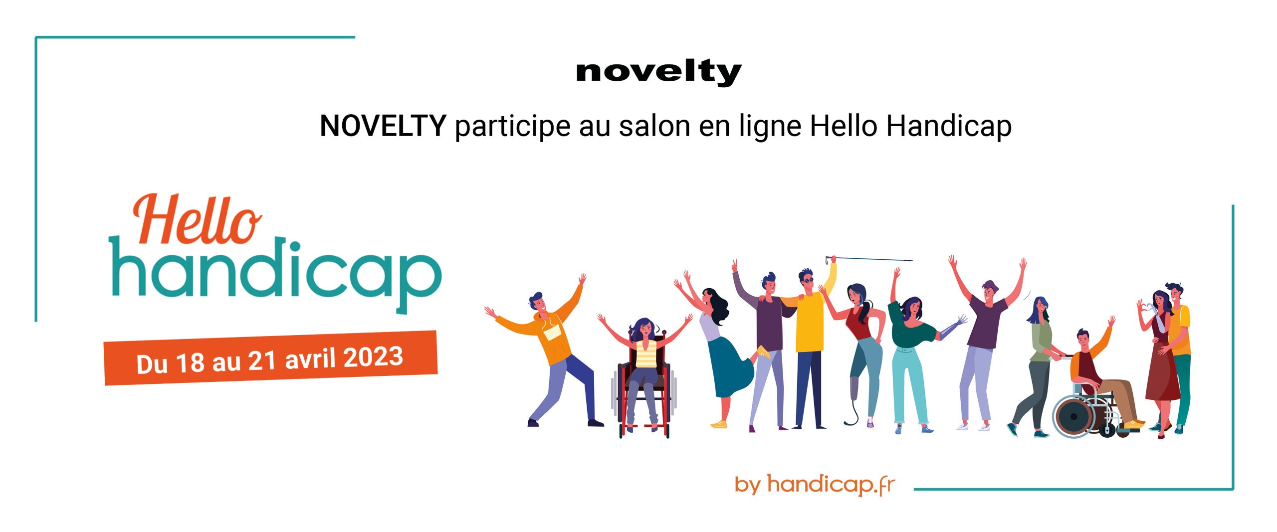 Alternative text - Novelty participe au salon HELLO HANDICAP