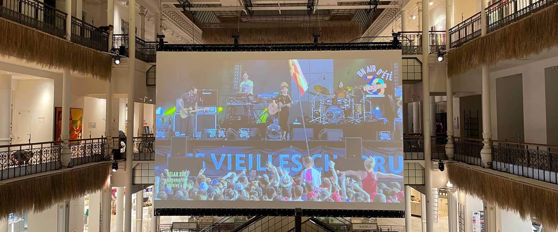 Alternative text - Novelty au Bon Marché pour les 30 ans des Vieilles Charrues