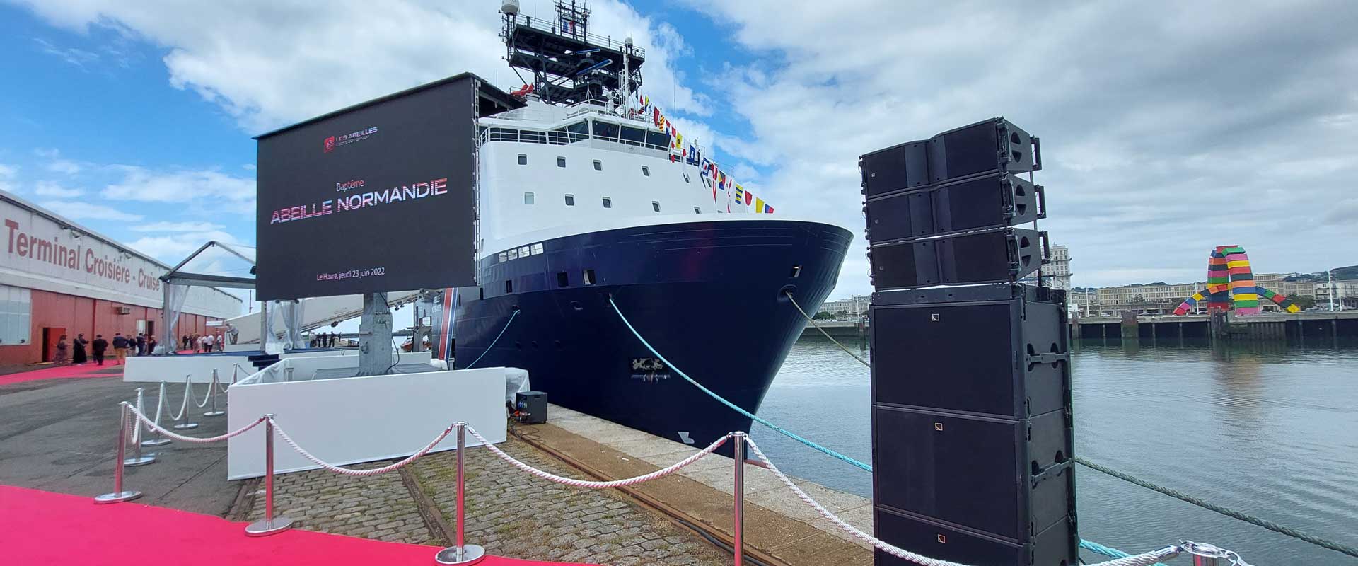 Alternative text - Inauguration de l’Abeille Normandie